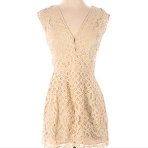 Free People cocktail dress, size 2, beige/tan